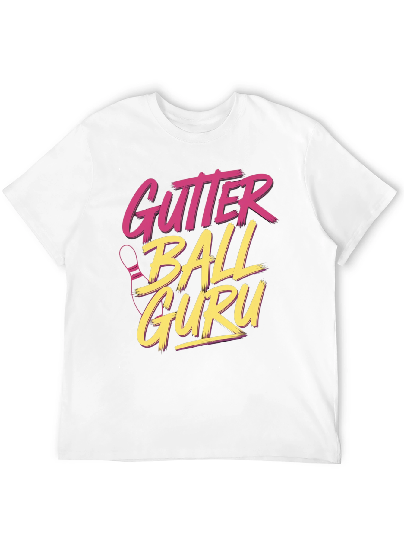 Gutter Ball Guru Retro Bowling T-Shirt