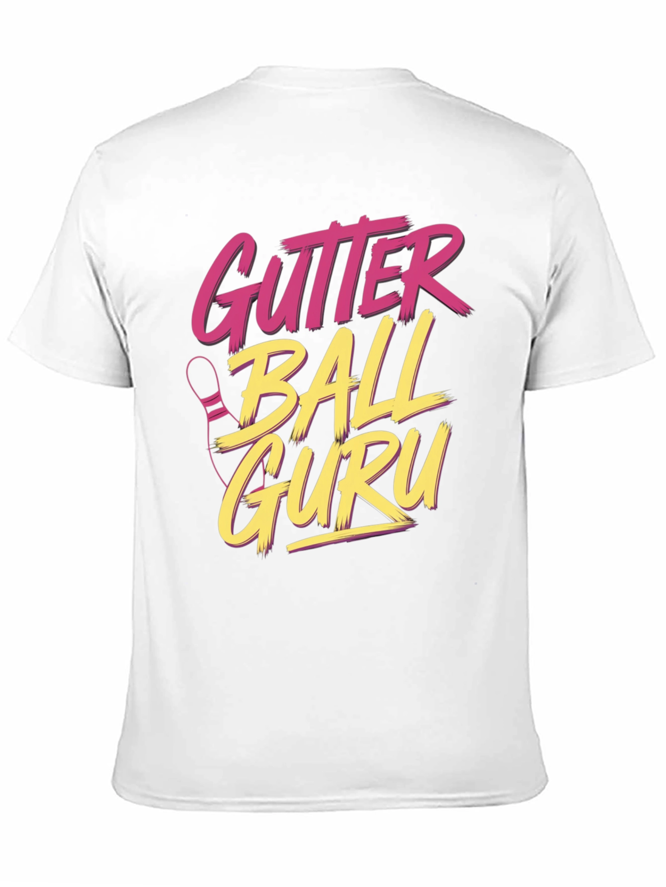 Gutter Ball Guru Retro Bowling T-Shirt