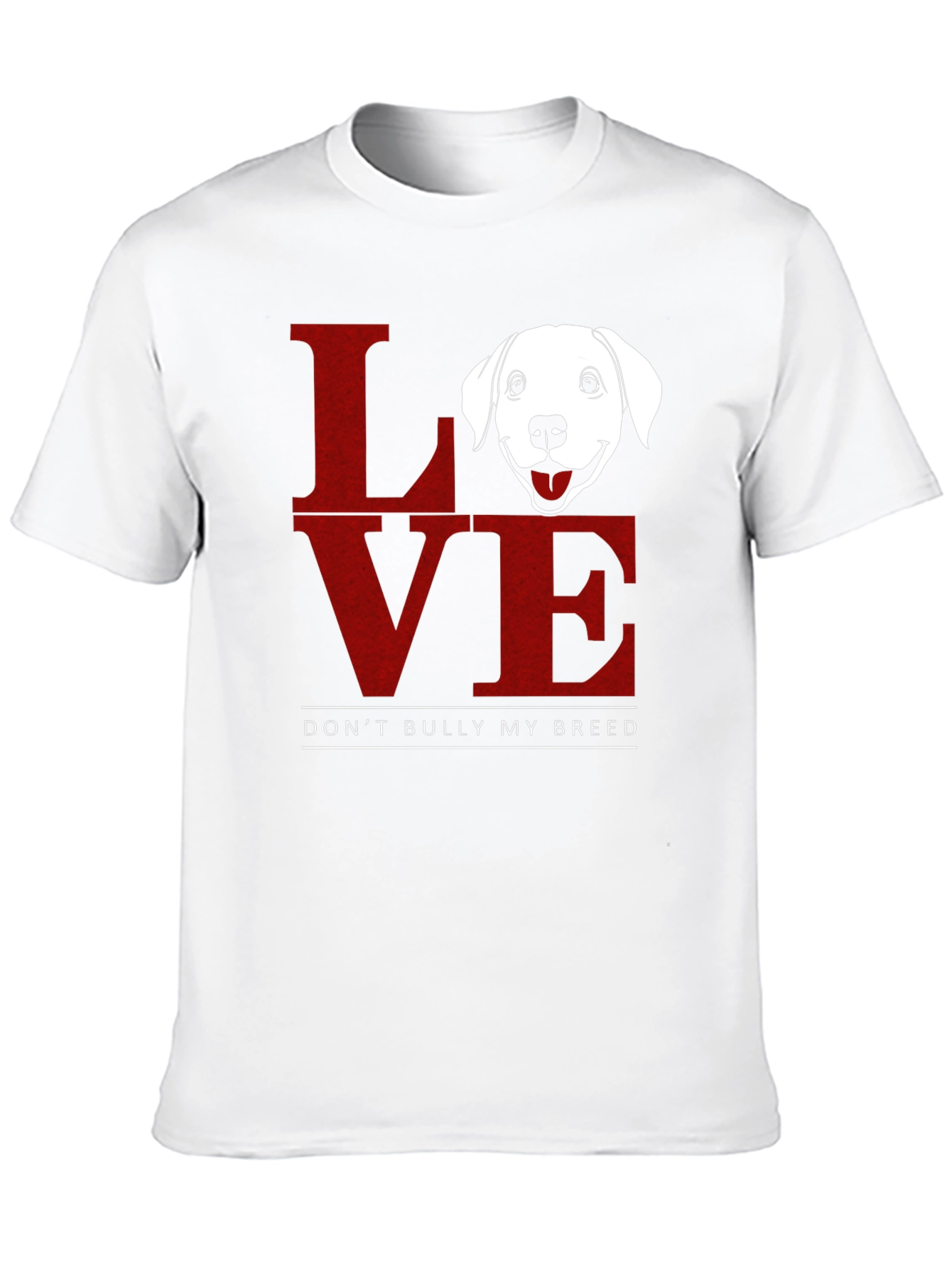 Love Dog Breed T-Shirt Anti-Bullying Tee