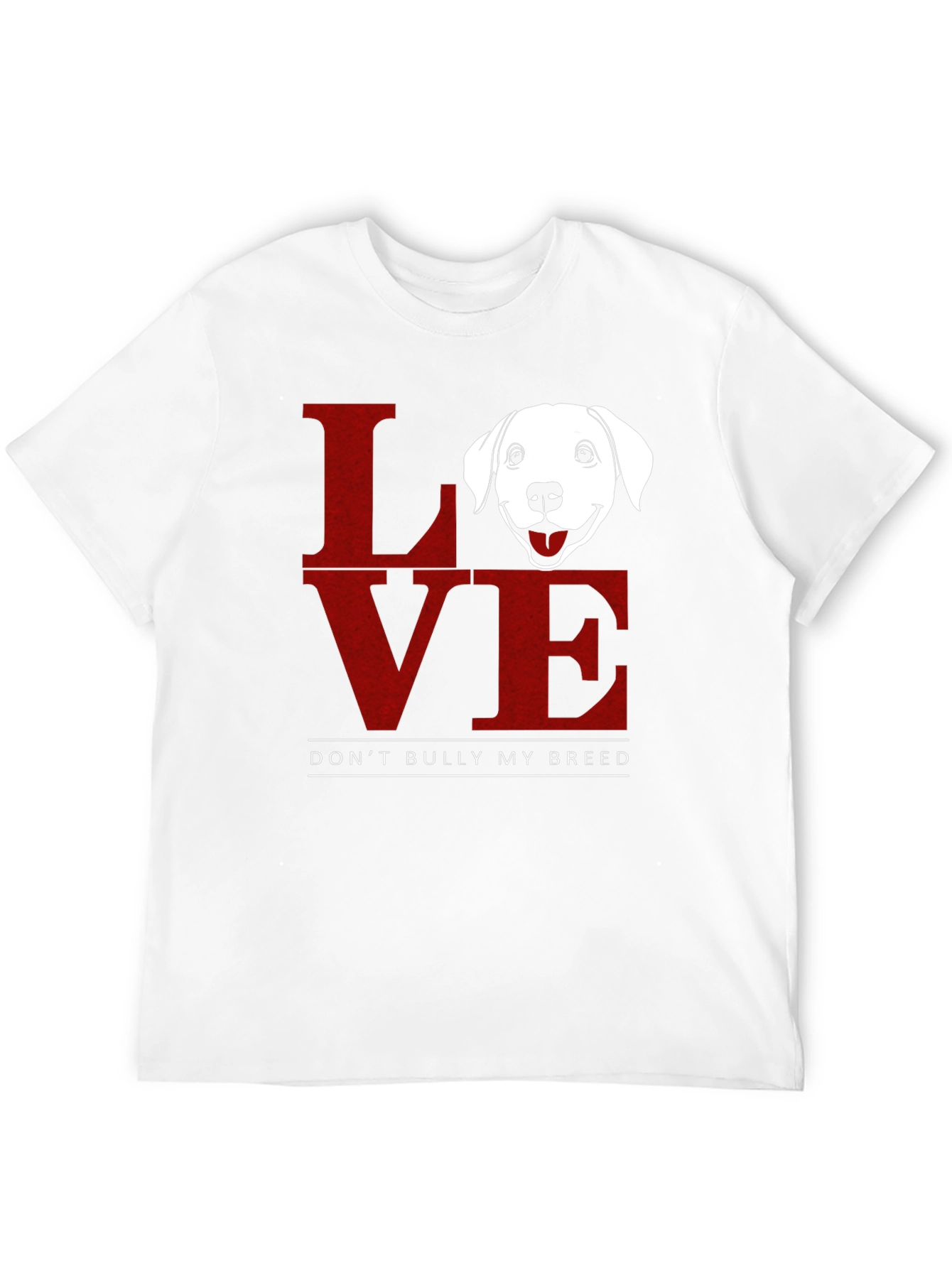Love Dog Breed T-Shirt Anti-Bullying Tee