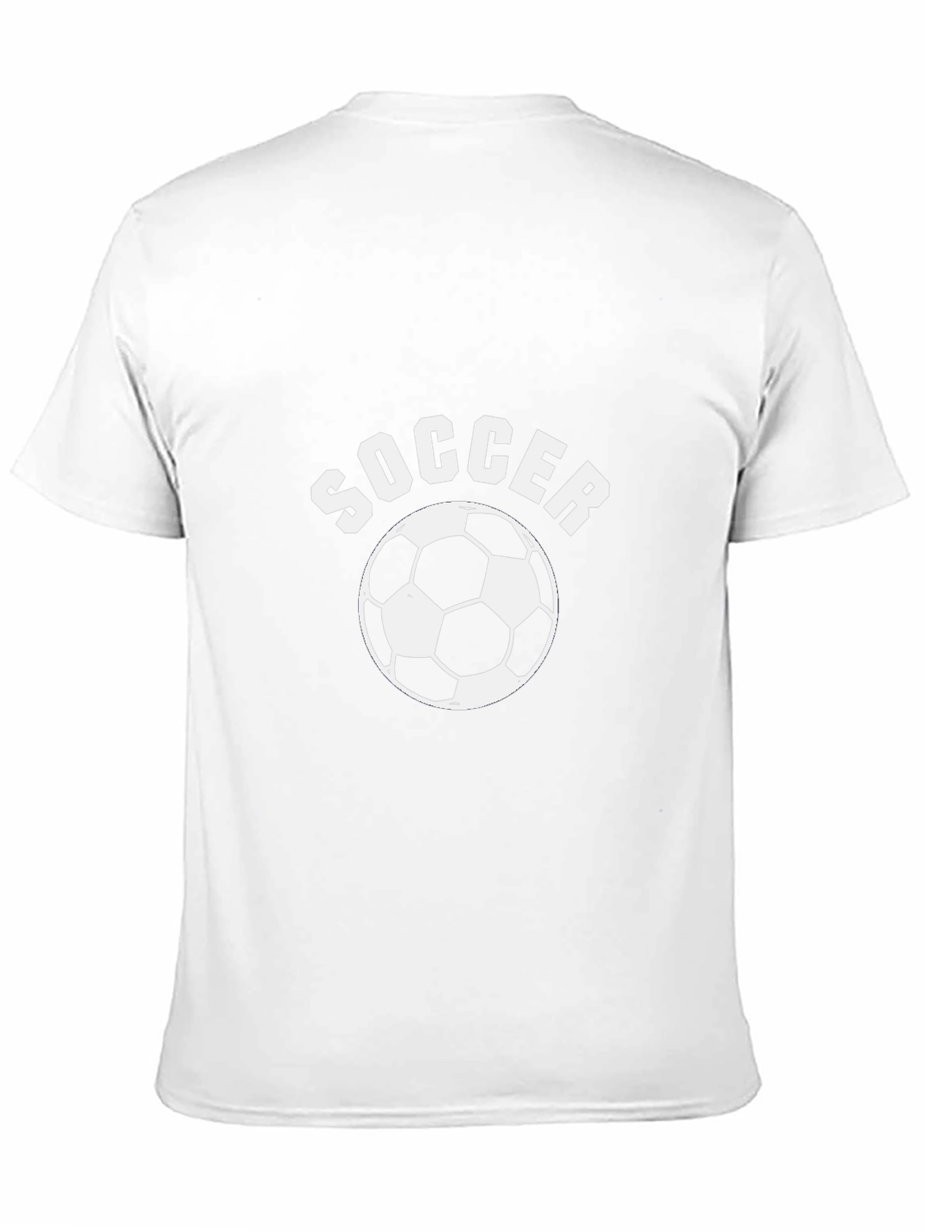 Soccer Graphic T-Shirt - Black Cotton Tee