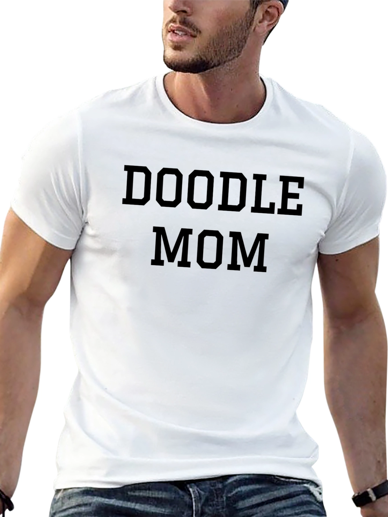 Doodle Mom Black T-Shirt
