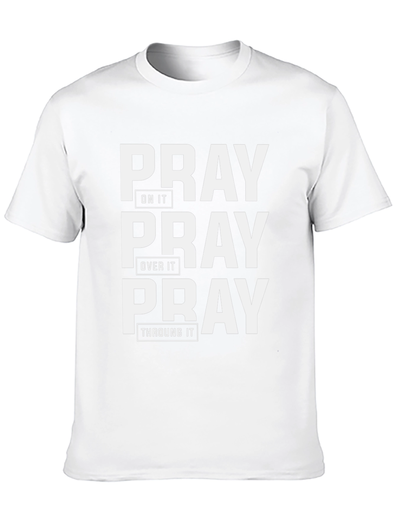 Pray On It Graphic Tee - Christian Apparel