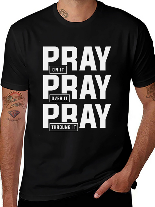 Pray On It Graphic Tee - Christian Apparel