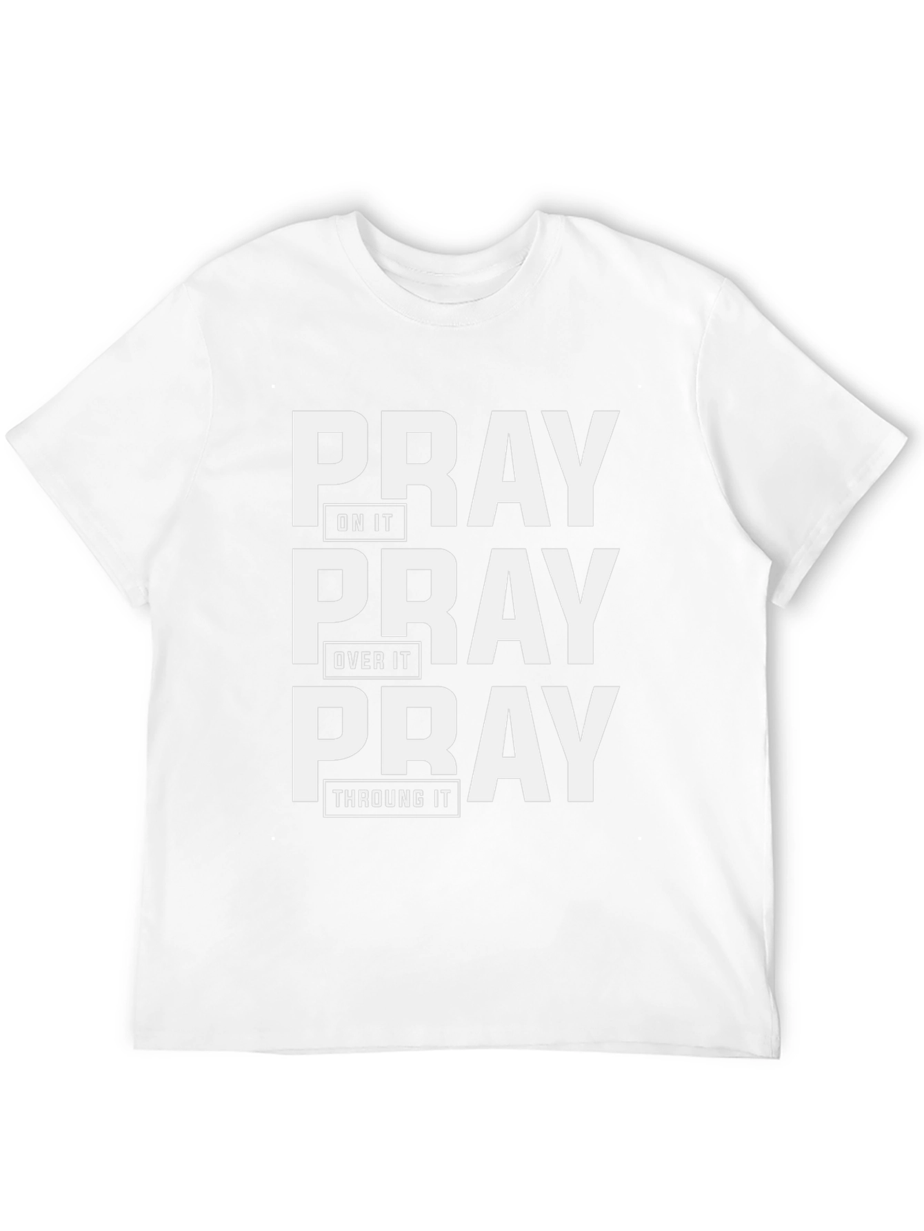 Pray On It Graphic Tee - Christian Apparel