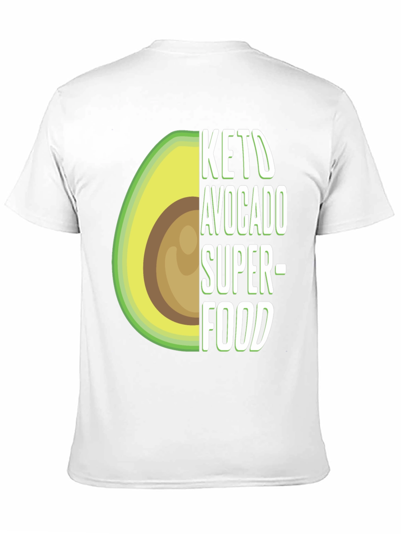 Keto Avocado Superfood T-Shirt - Unisex Black Tee