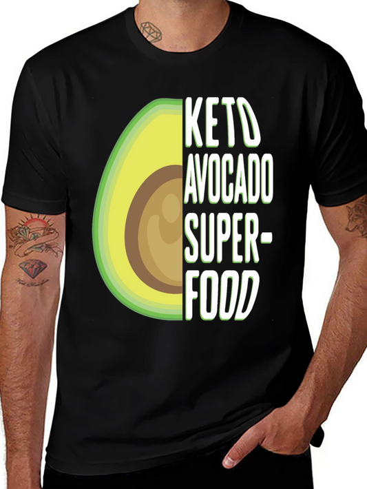 Keto Avocado Superfood T-Shirt - Unisex Black Tee