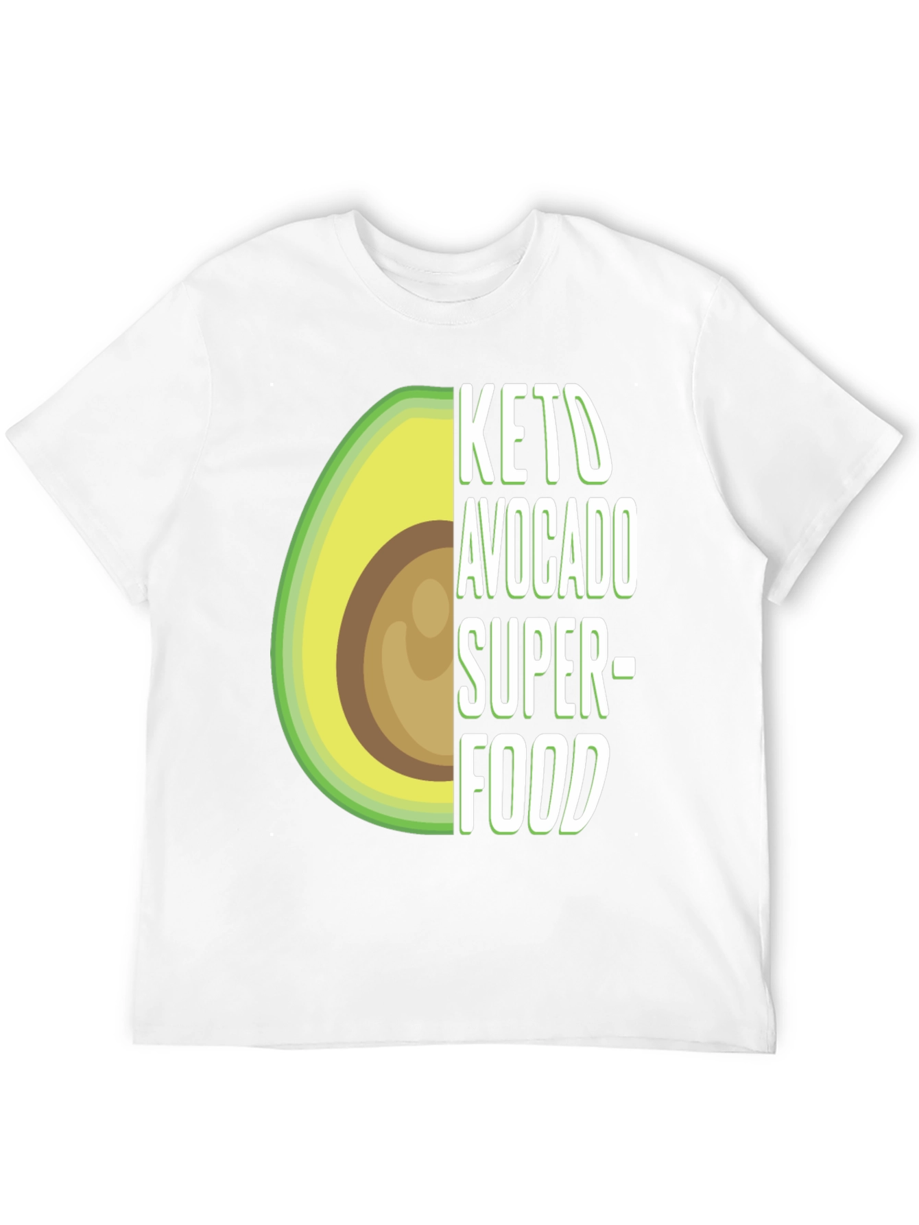 Keto Avocado Superfood T-Shirt - Unisex Black Tee