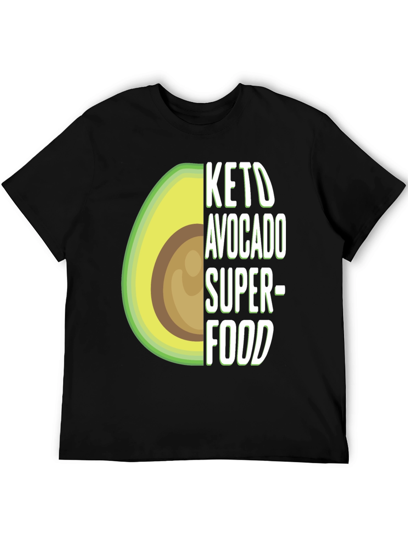 Keto Avocado Superfood T-Shirt - Unisex Black Tee