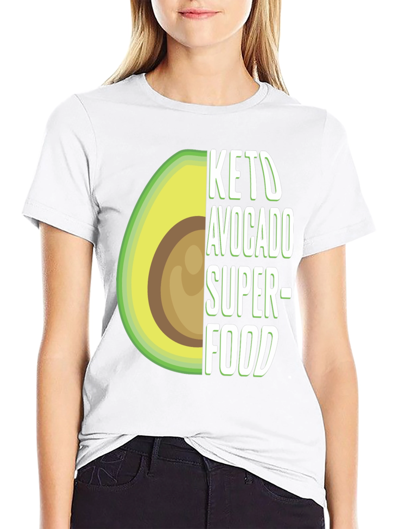 Keto Avocado Superfood T-Shirt - Unisex Black Tee