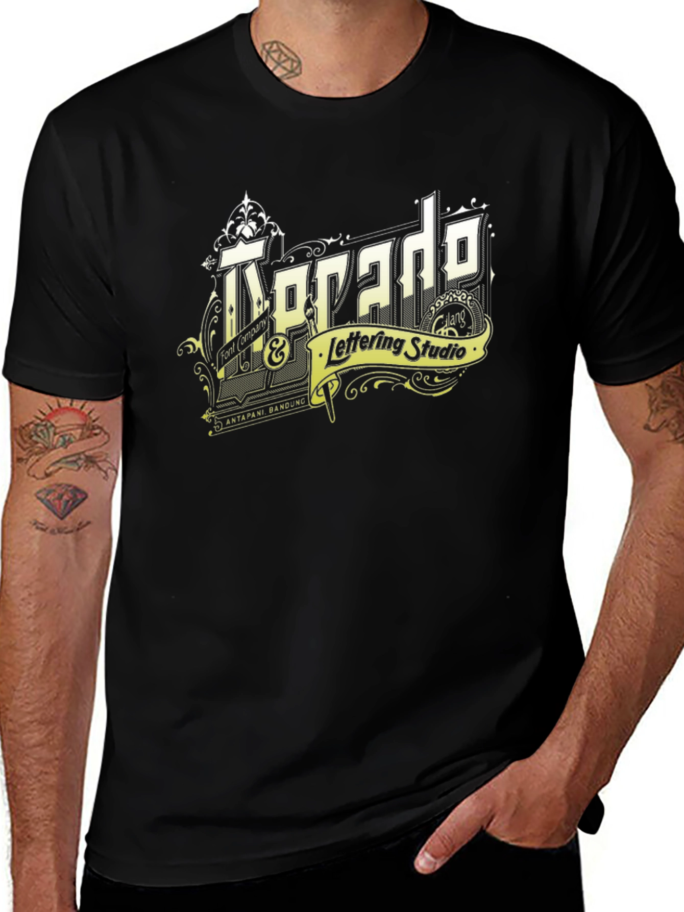 Torrado Lettering Studio Black T-Shirt