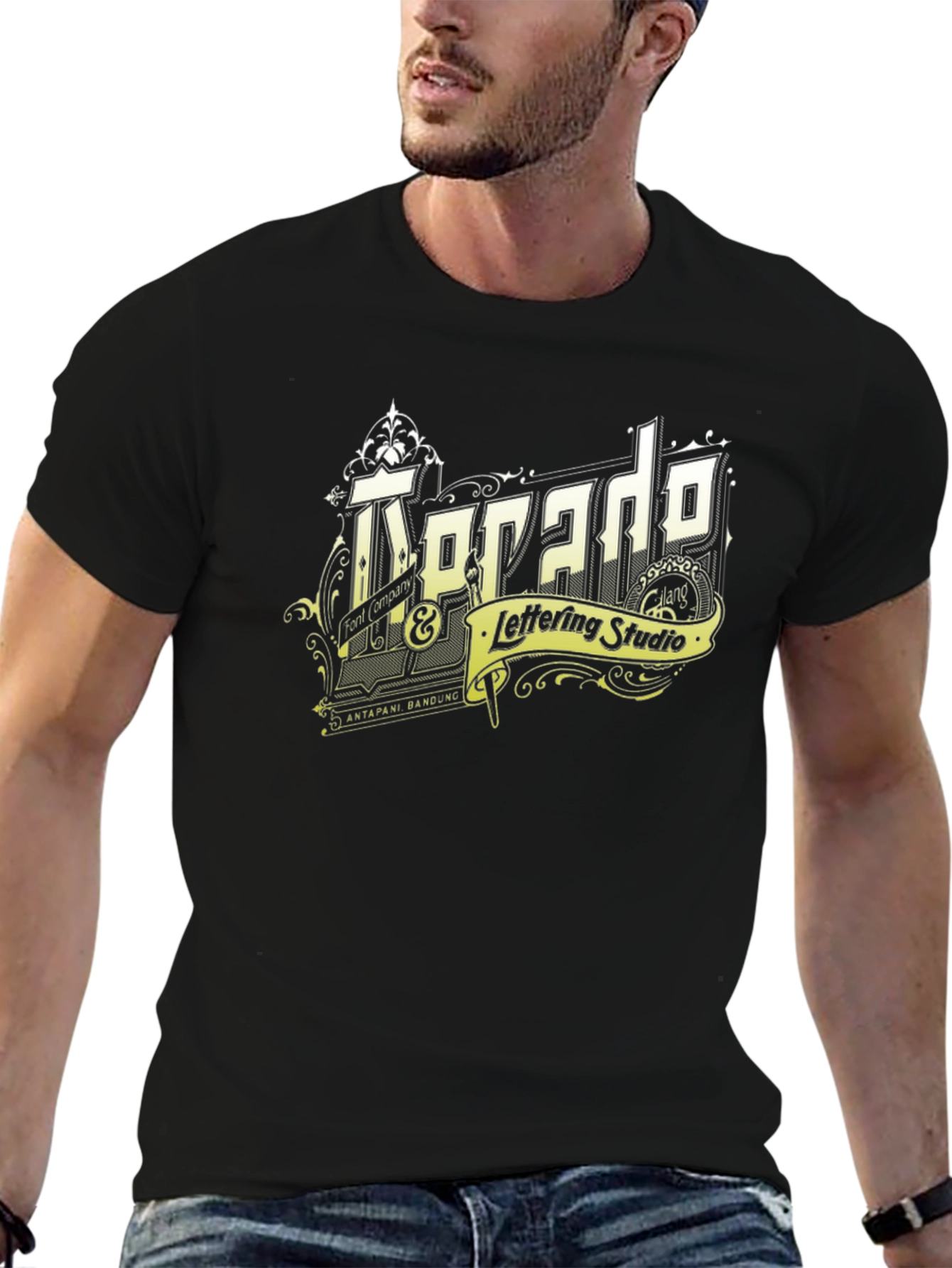Torrado Lettering Studio Black T-Shirt
