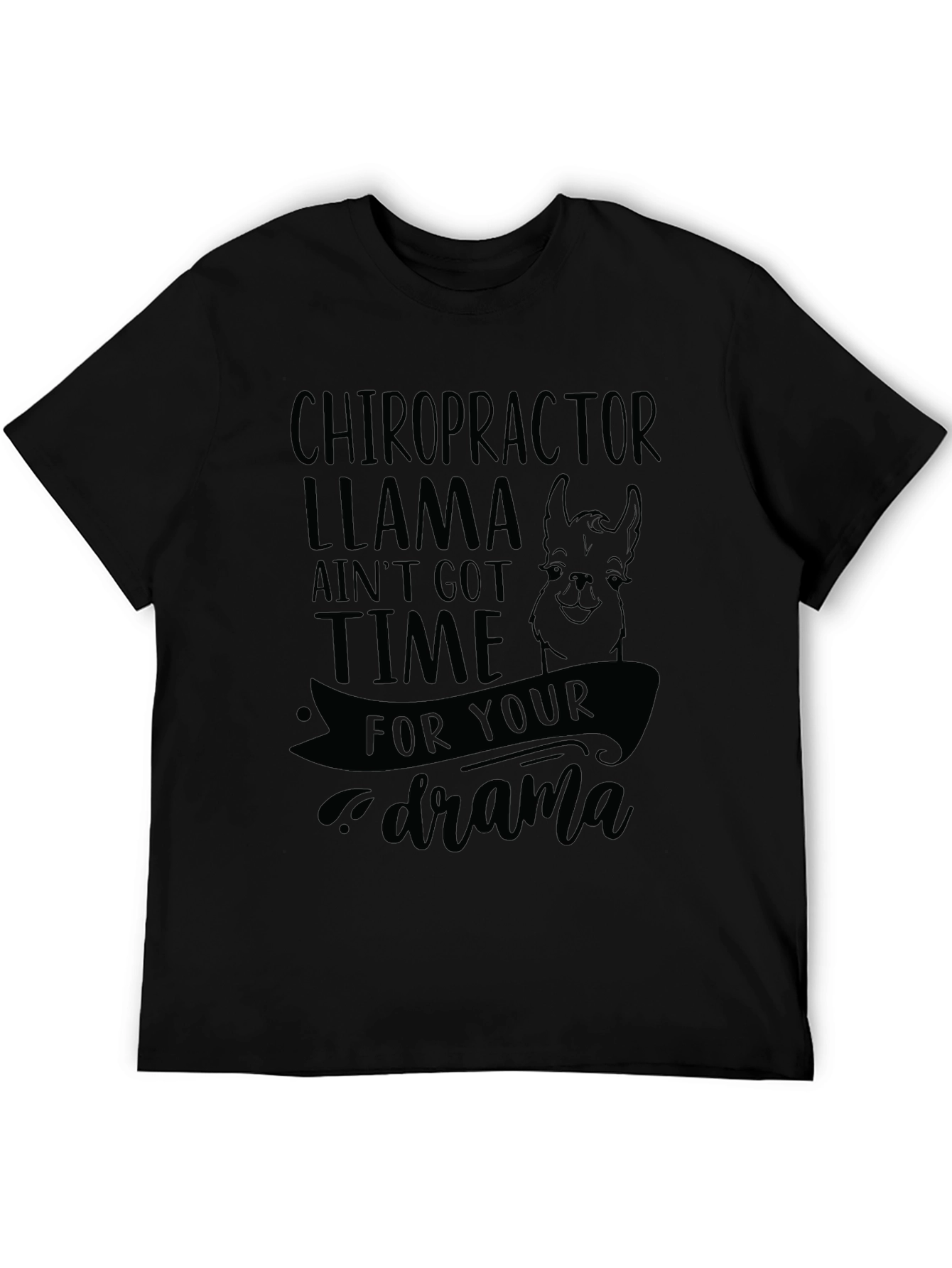 Chiropractor Llama Graphic T-Shirt