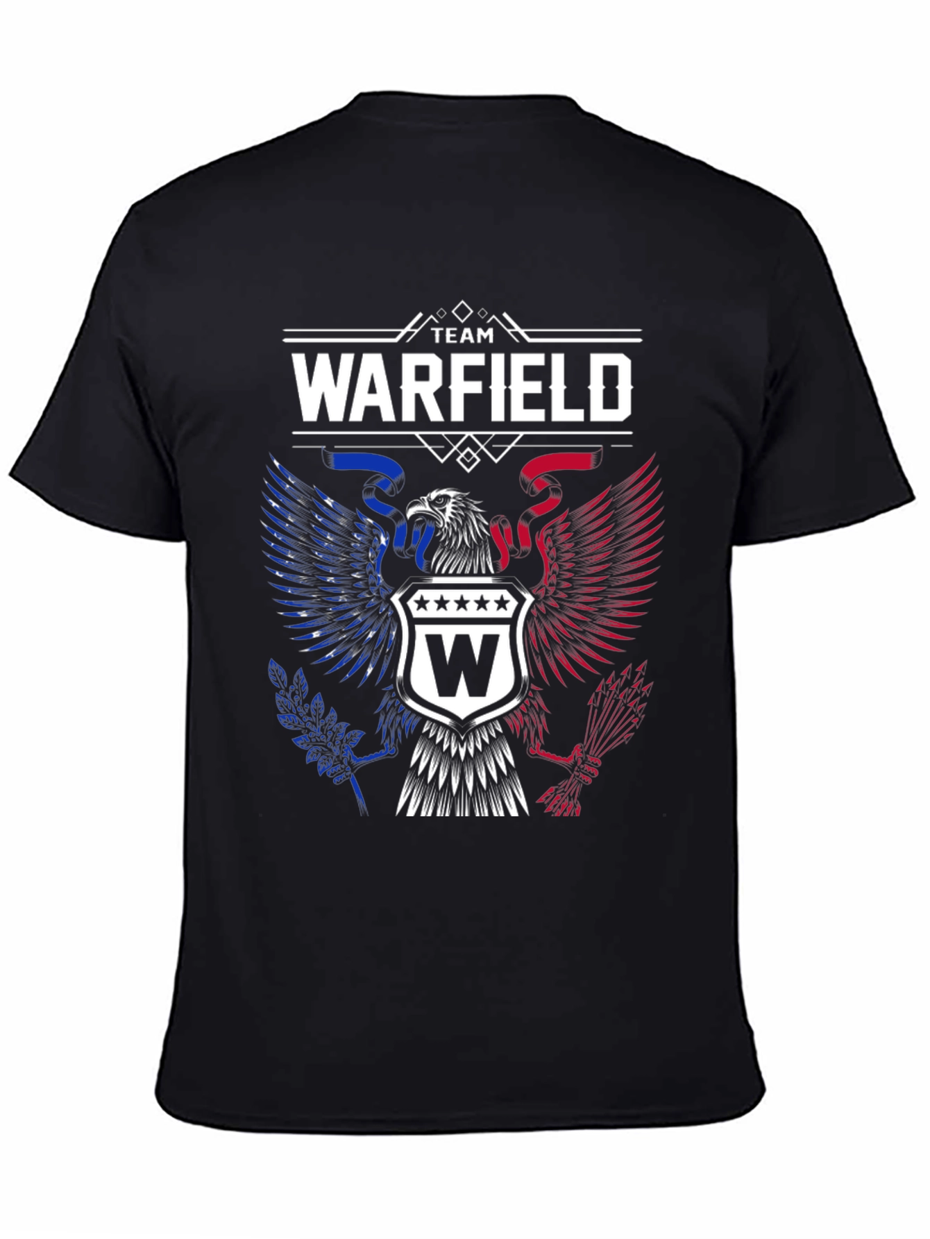 Team Warfield Patriotic Eagle Graphic T-Shirt