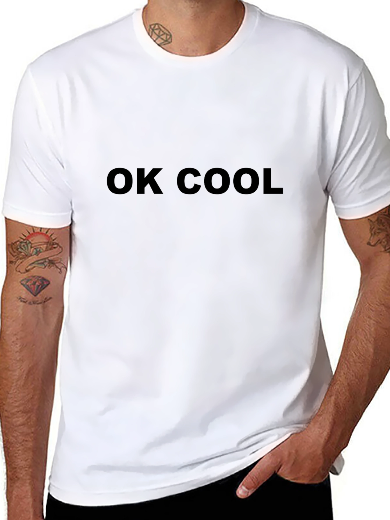 OK Cool Graphic Tee - Casual Style