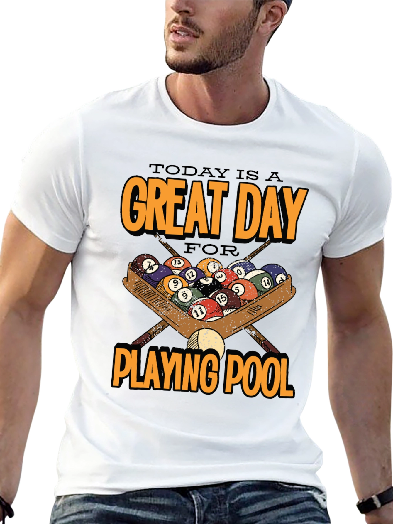 Great Day for Pool T-Shirt