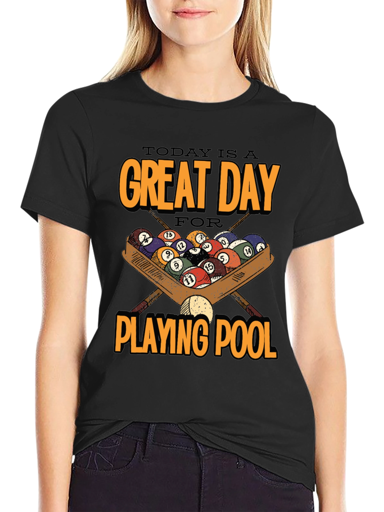 Great Day for Pool T-Shirt