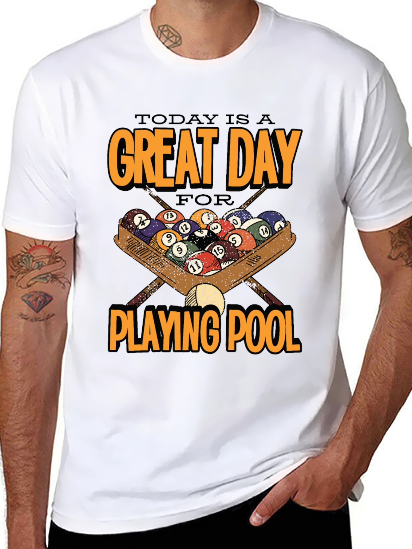 Great Day for Pool T-Shirt