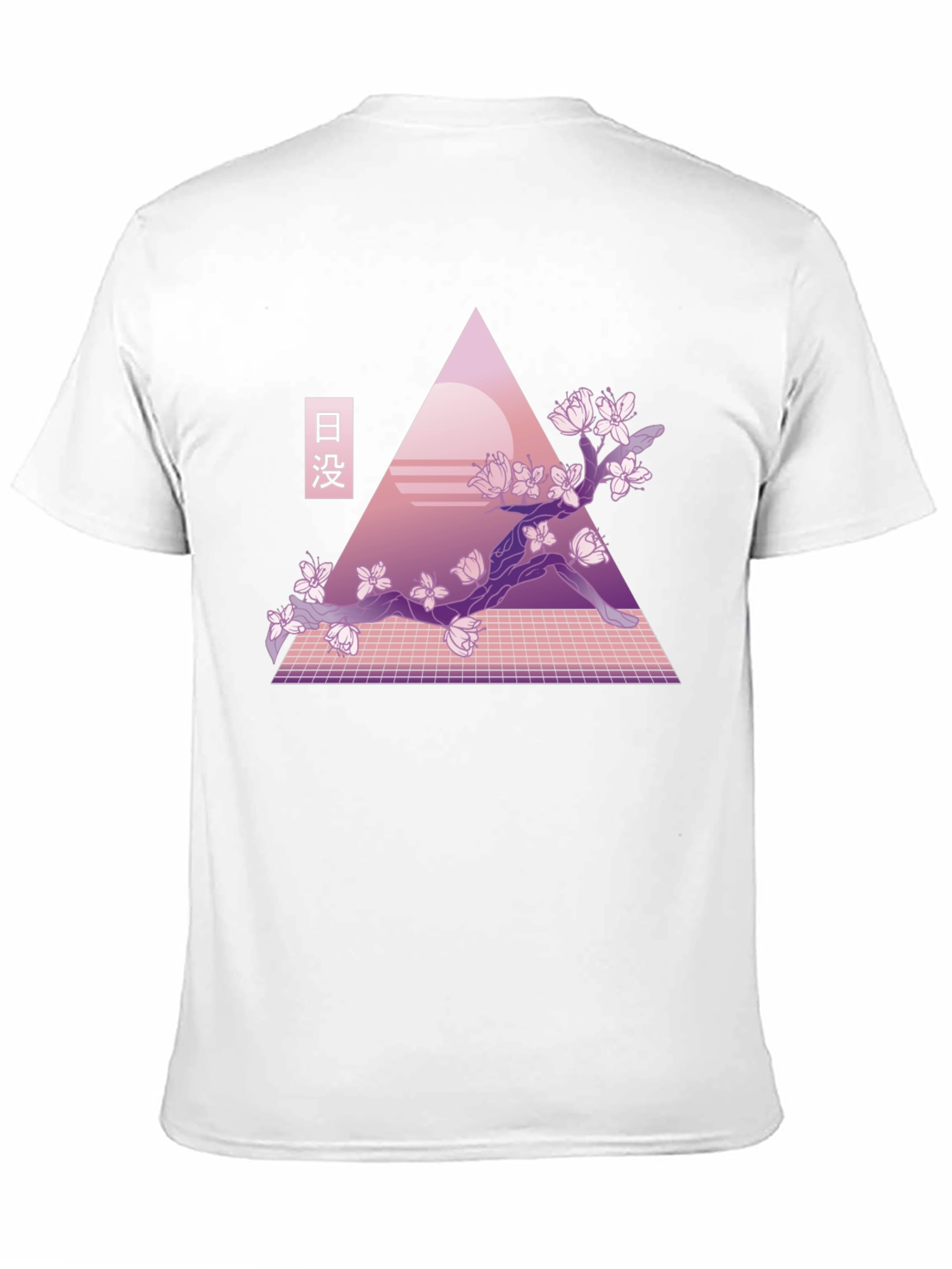 Aesthetic Sunset Triangle Tee