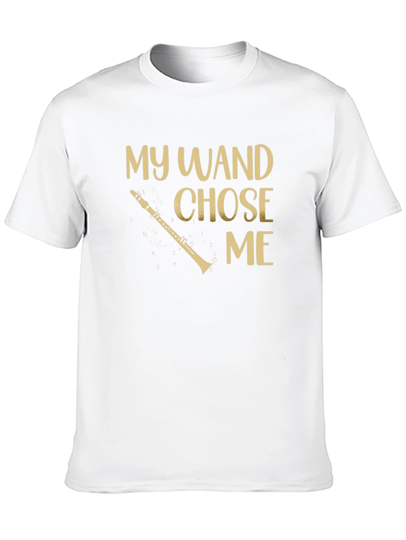 My Wand Chose Me Clarinet T-Shirt