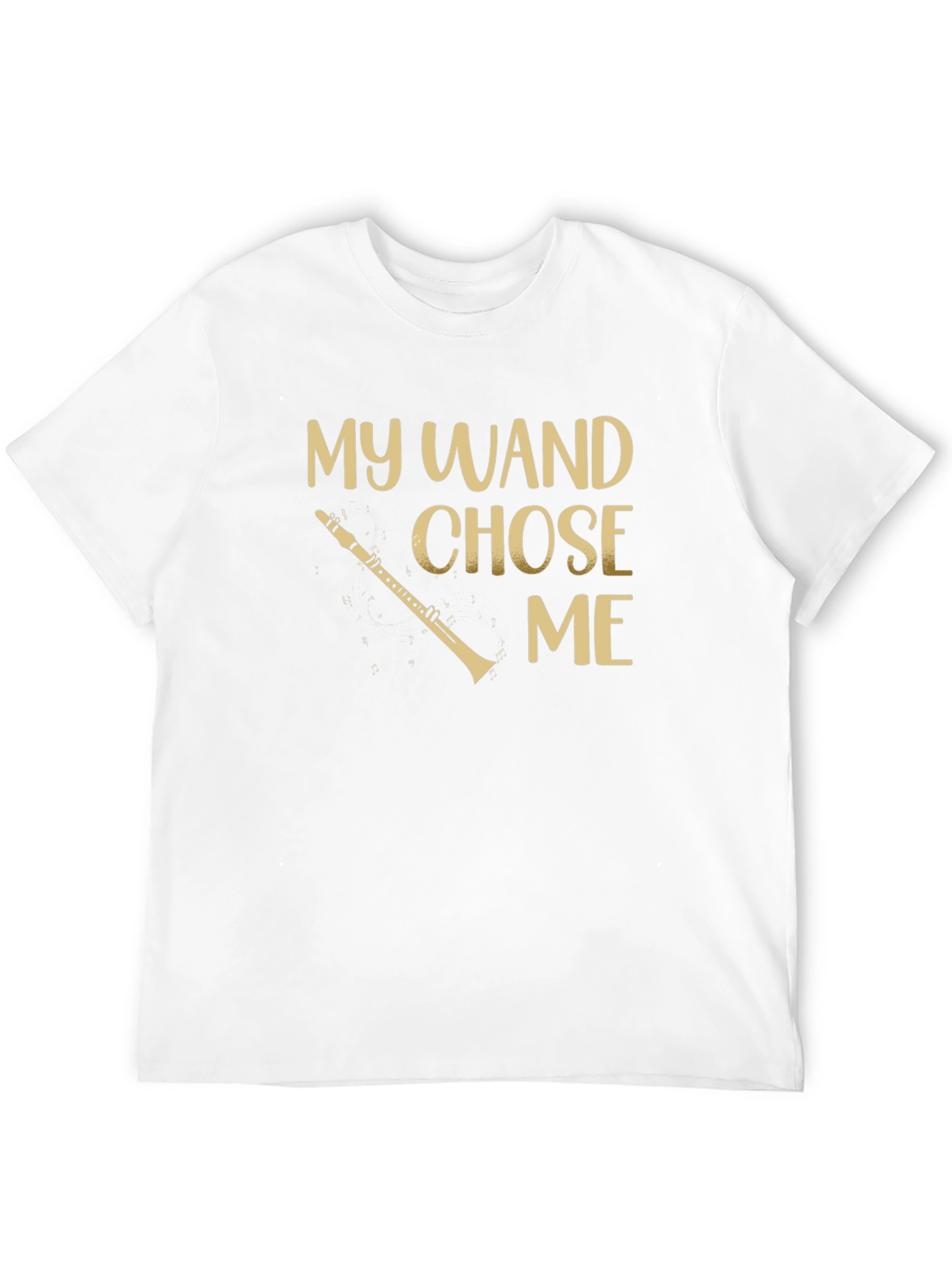 My Wand Chose Me Clarinet T-Shirt