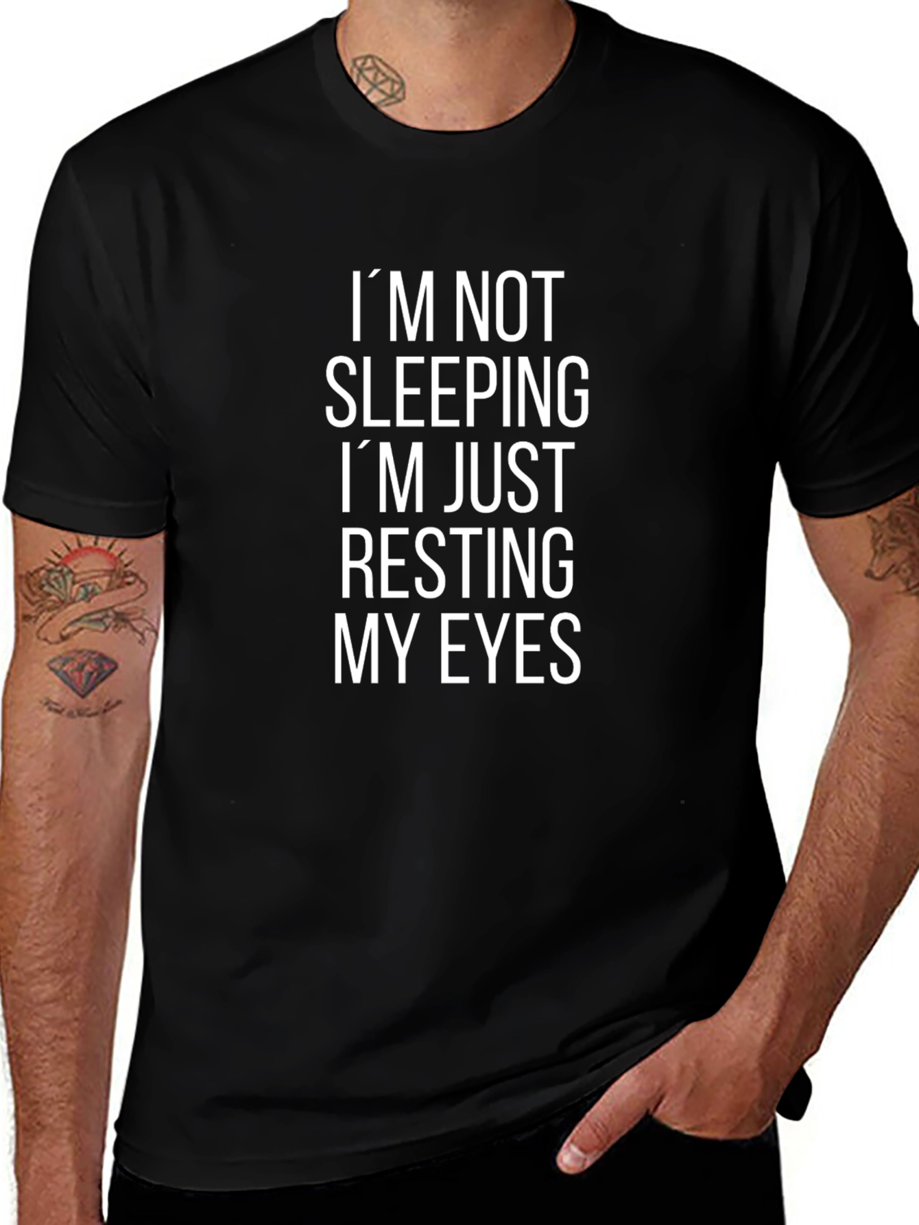 Funny Resting My Eyes Graphic Tee