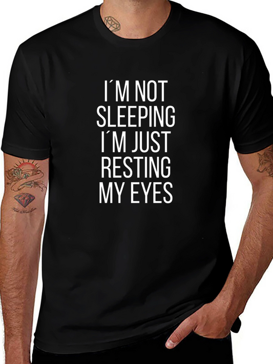 Funny Resting My Eyes Graphic Tee