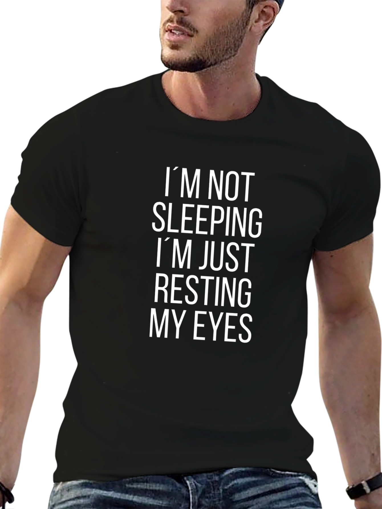 Funny Resting My Eyes Graphic Tee
