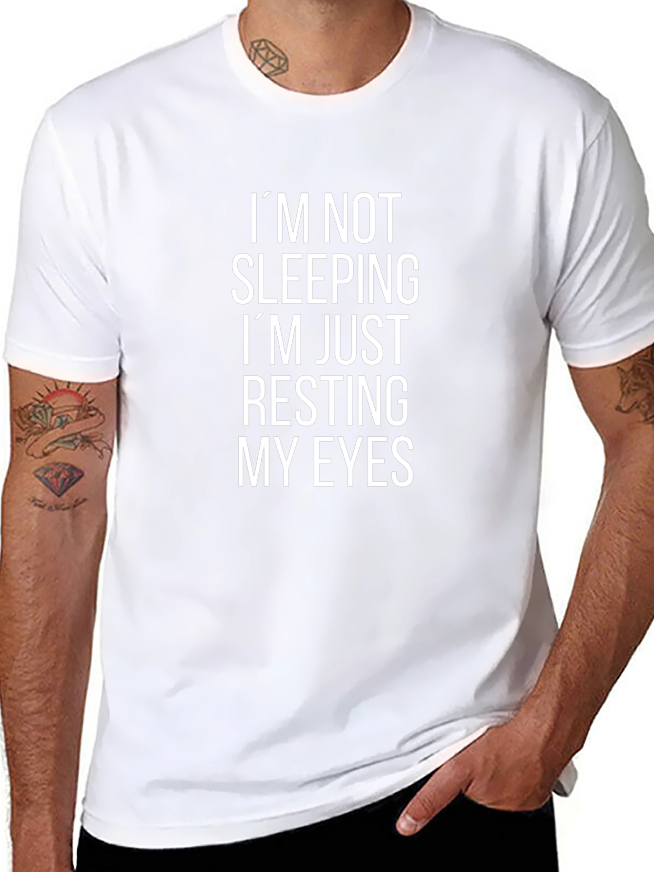 Funny Resting My Eyes Graphic Tee