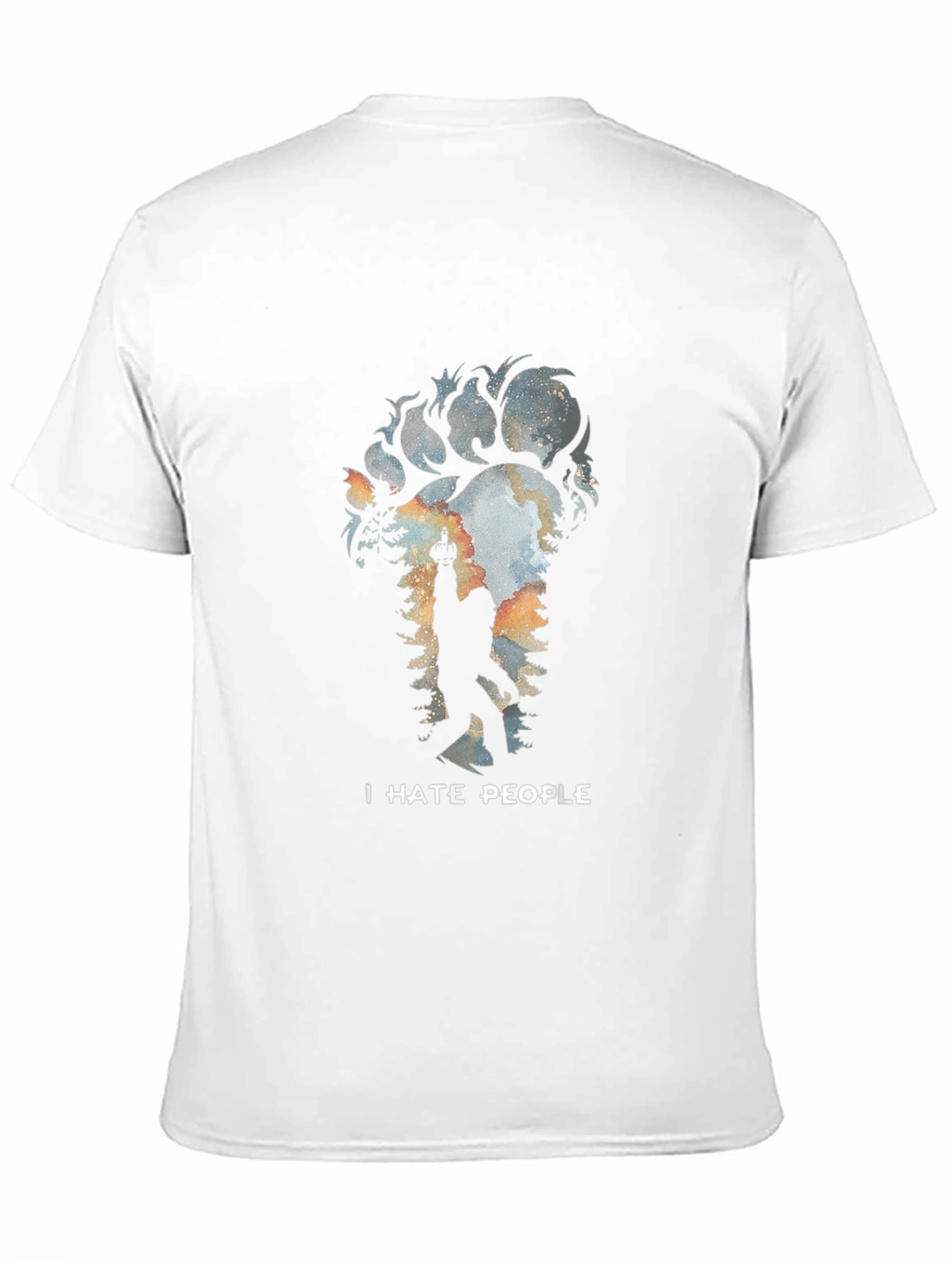 I Hate People Bigfoot T-Shirt