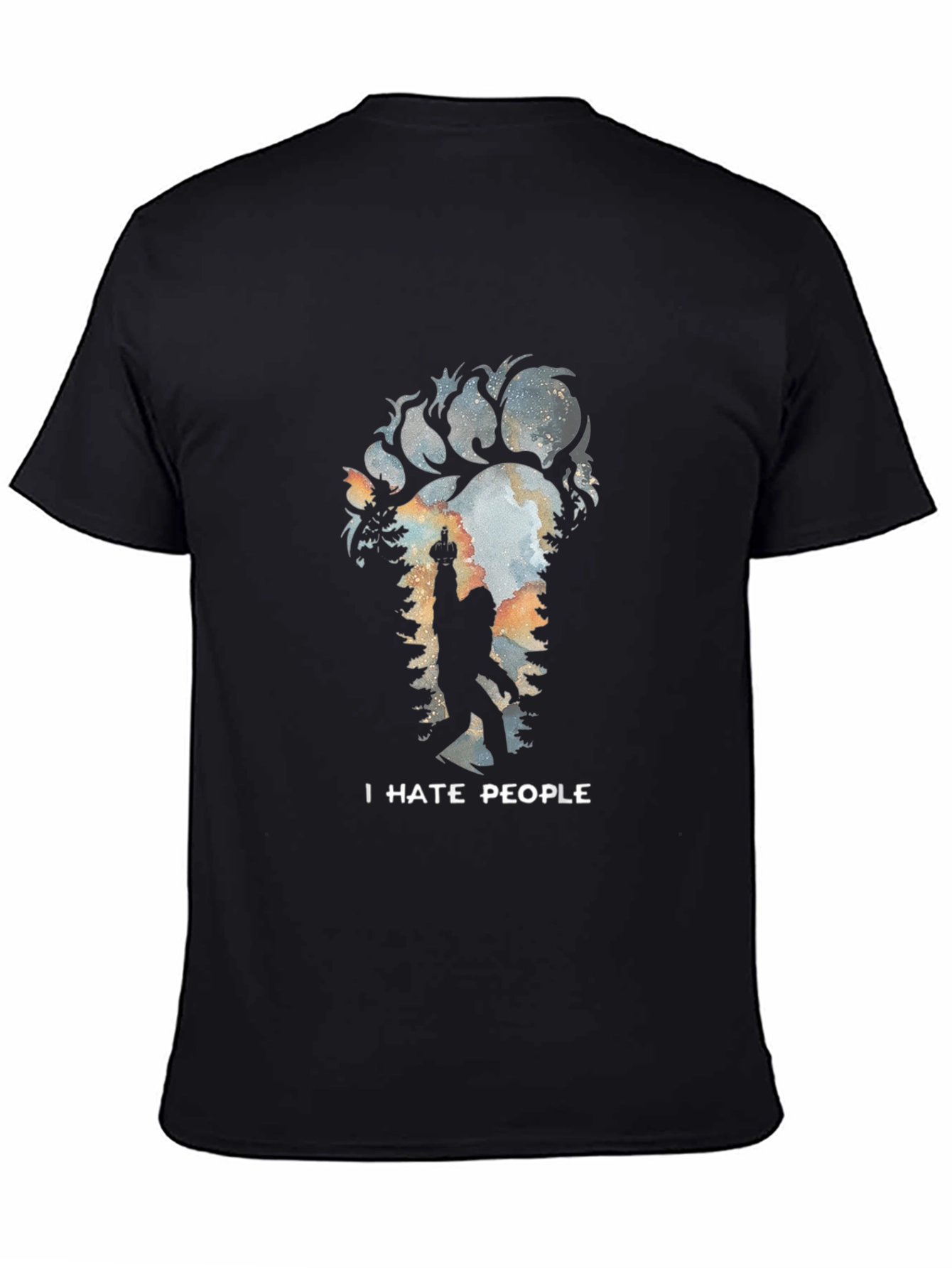 I Hate People Bigfoot T-Shirt