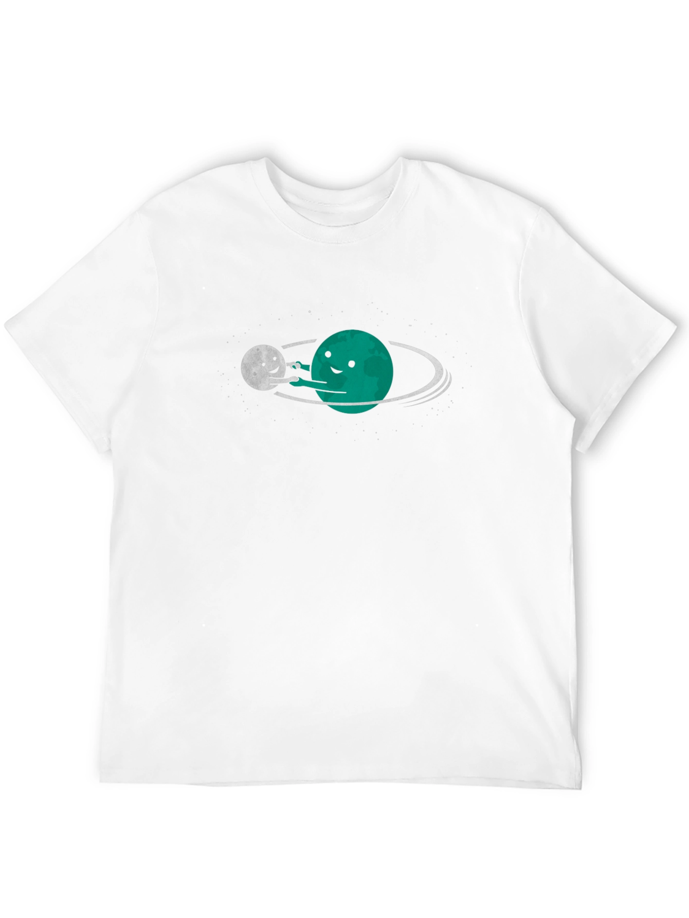 Cute Planet Hug T-Shirt - Space Lover Tee