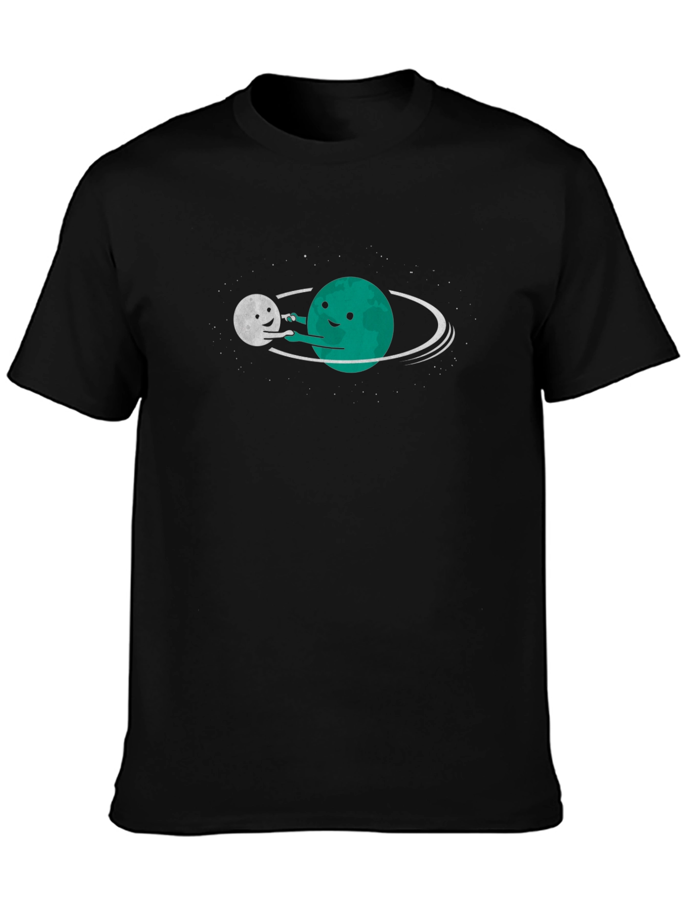 Cute Planet Hug T-Shirt - Space Lover Tee