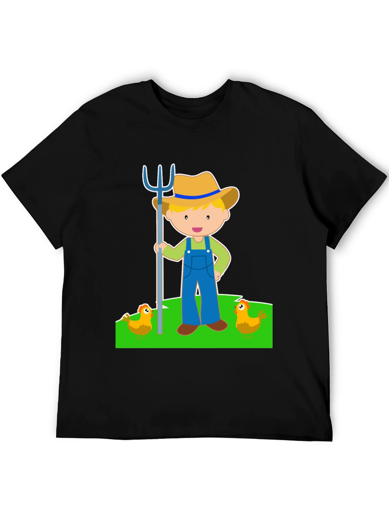 Cartoon Farmer Graphic Tee