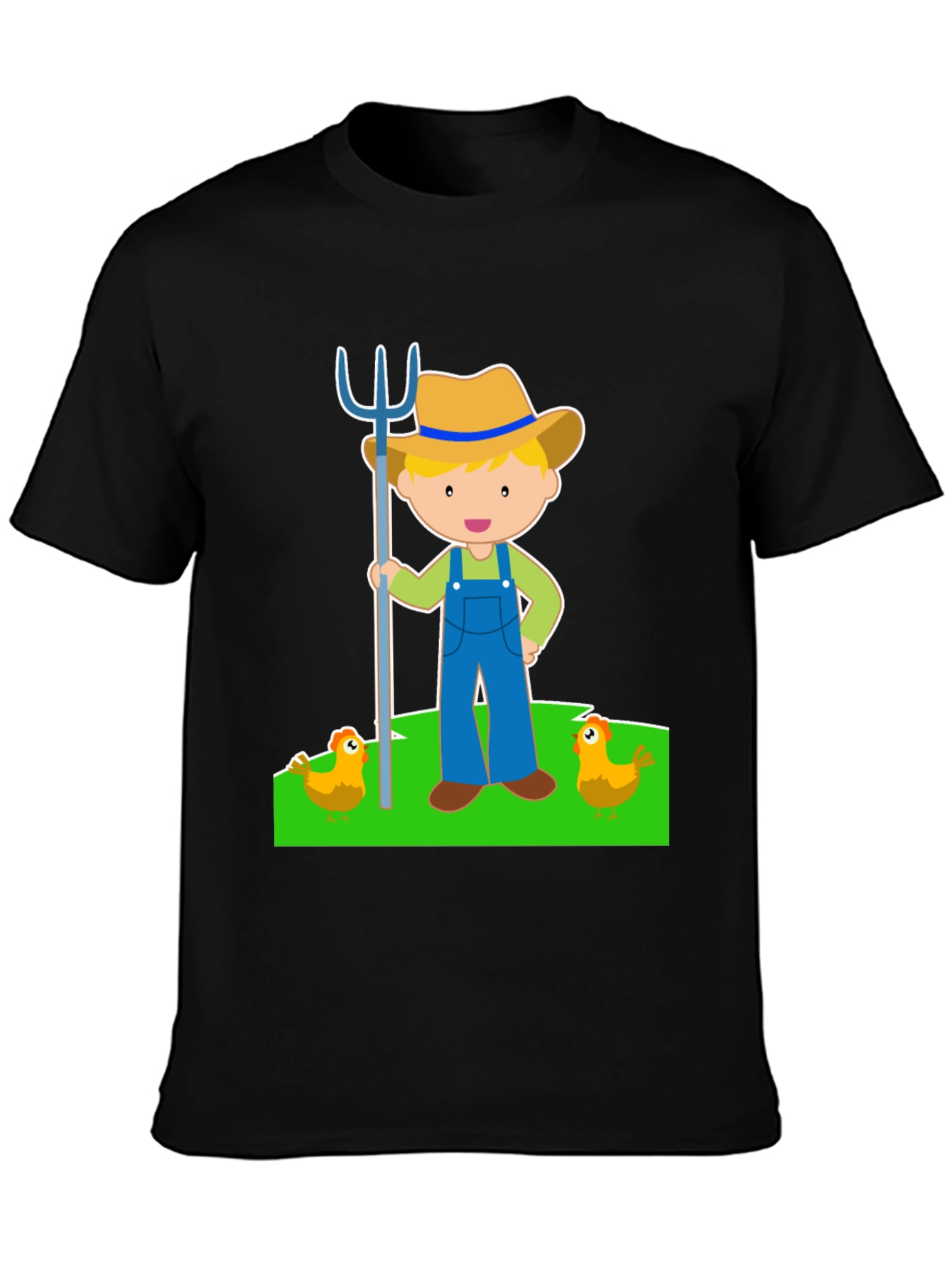 Cartoon Farmer Graphic Tee