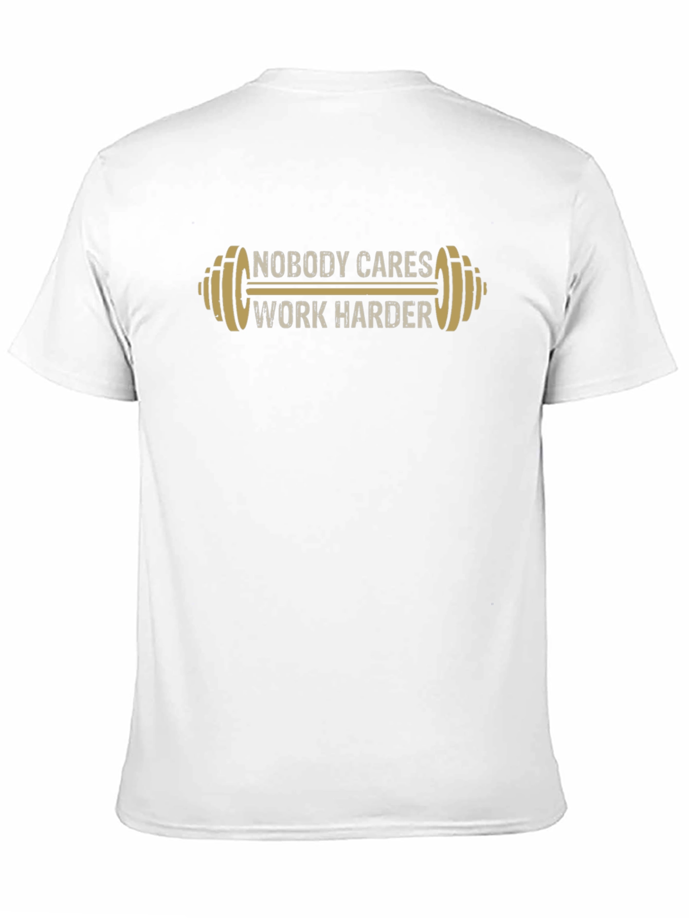 Nobody Cares Work Harder Black T-Shirt Gym Motivation