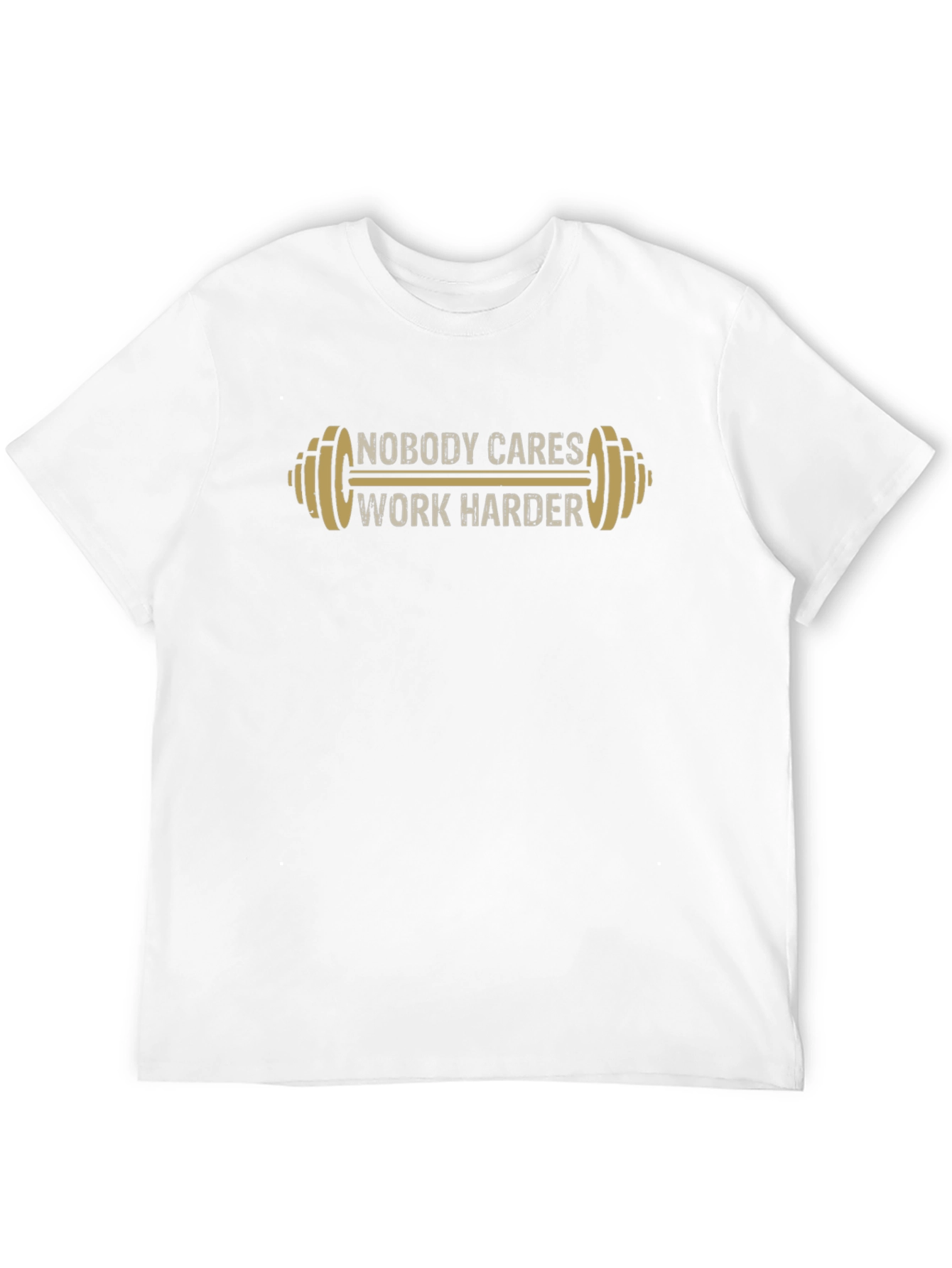 Nobody Cares Work Harder Black T-Shirt Gym Motivation