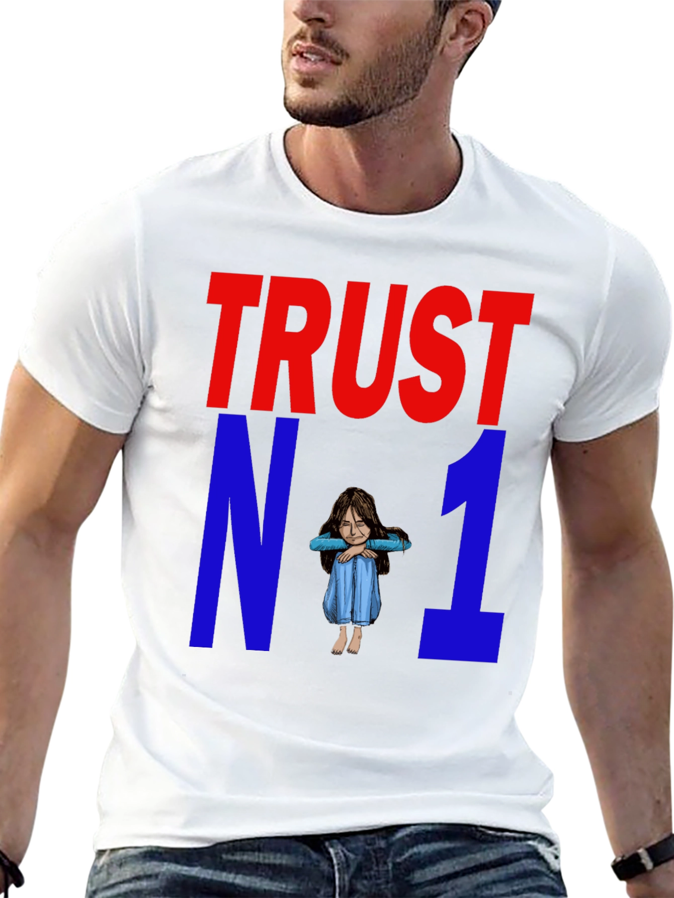 Trust No One Graphic T-Shirt - Unisex Cotton Tee