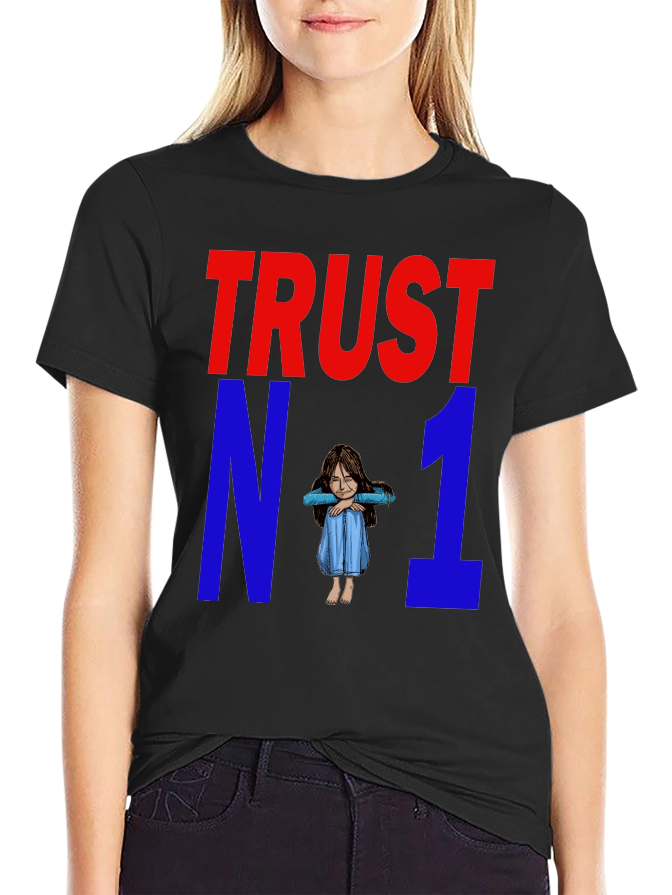 Trust No One Graphic T-Shirt - Unisex Cotton Tee
