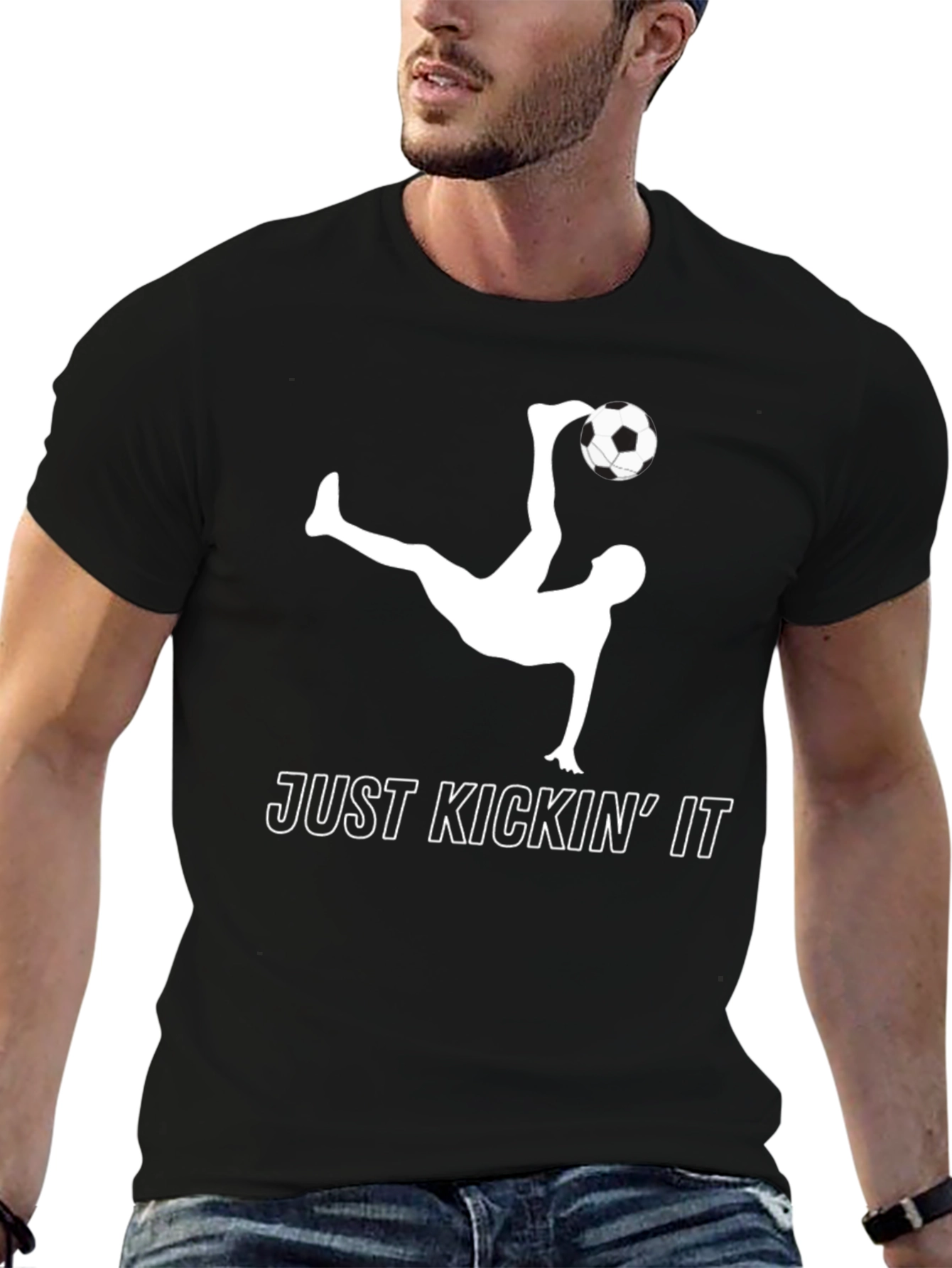 Just Kickin It T-Shirt - Soccer Style!