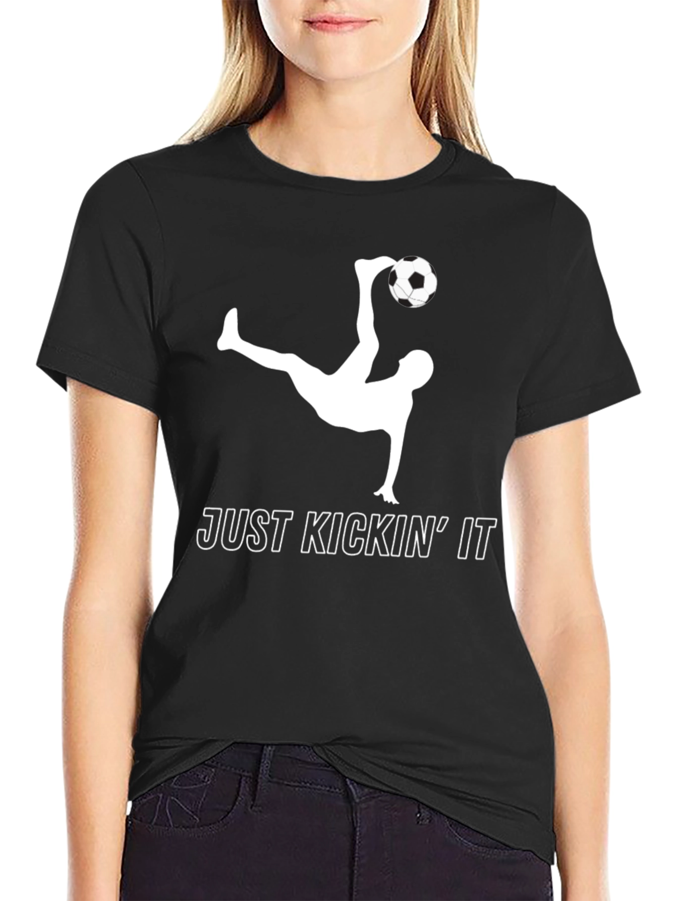 Just Kickin It T-Shirt - Soccer Style!