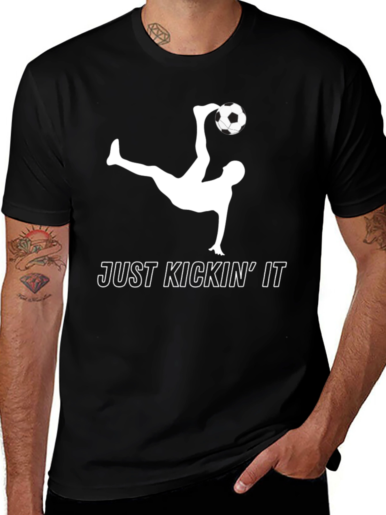 Just Kickin It T-Shirt - Soccer Style!