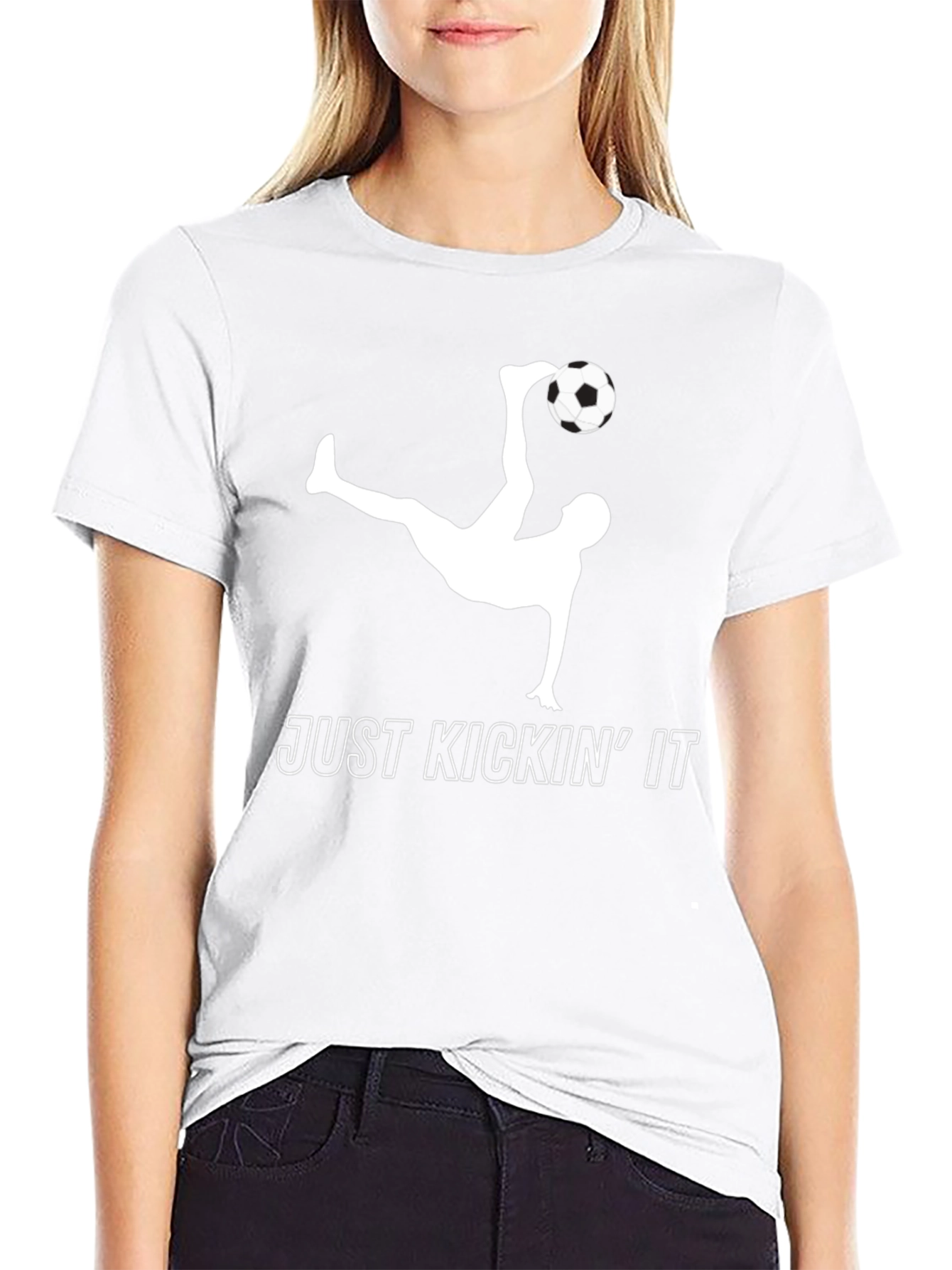 Just Kickin It T-Shirt - Soccer Style!