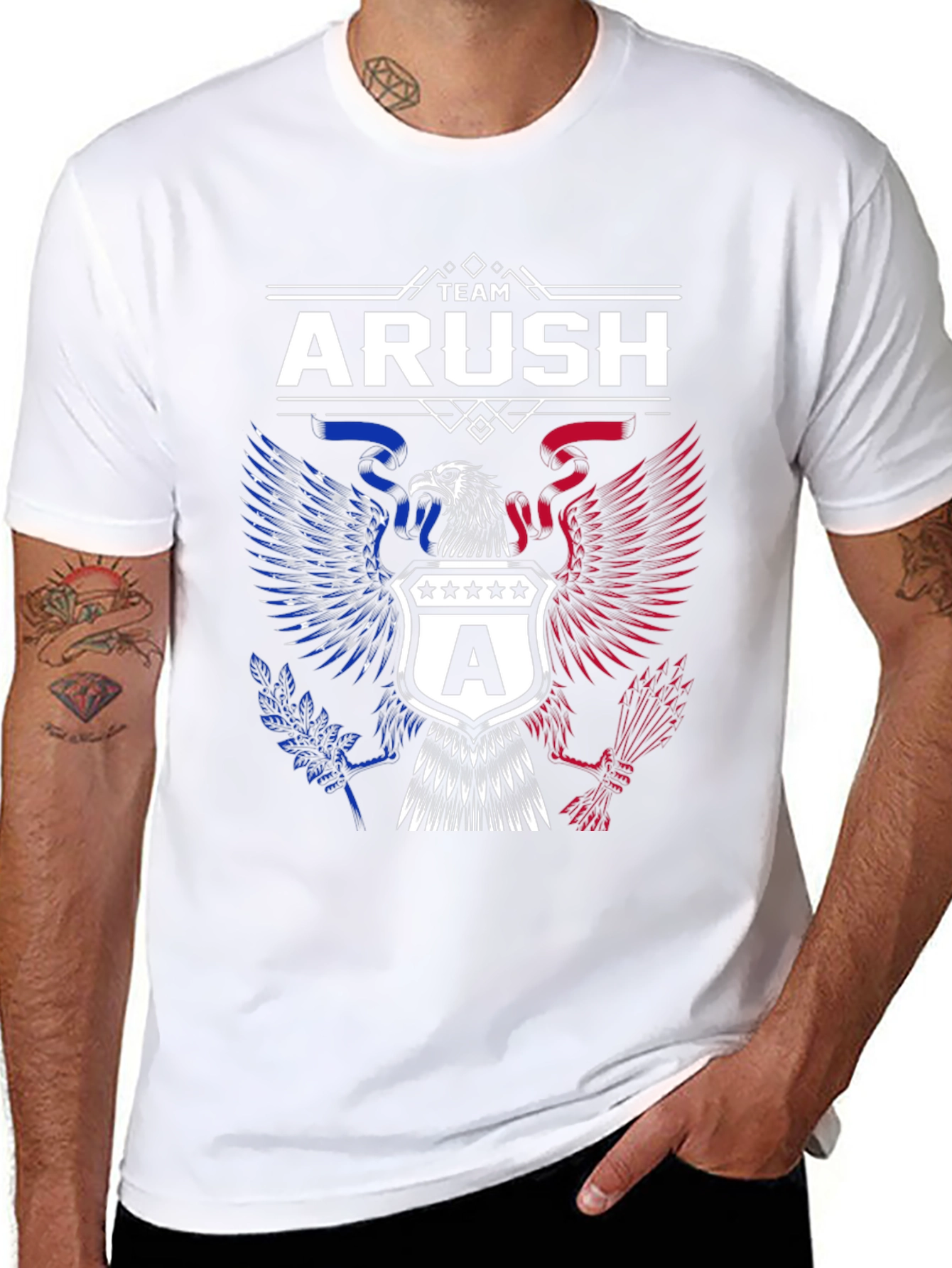 Team Arush Patriotic Eagle T-Shirt