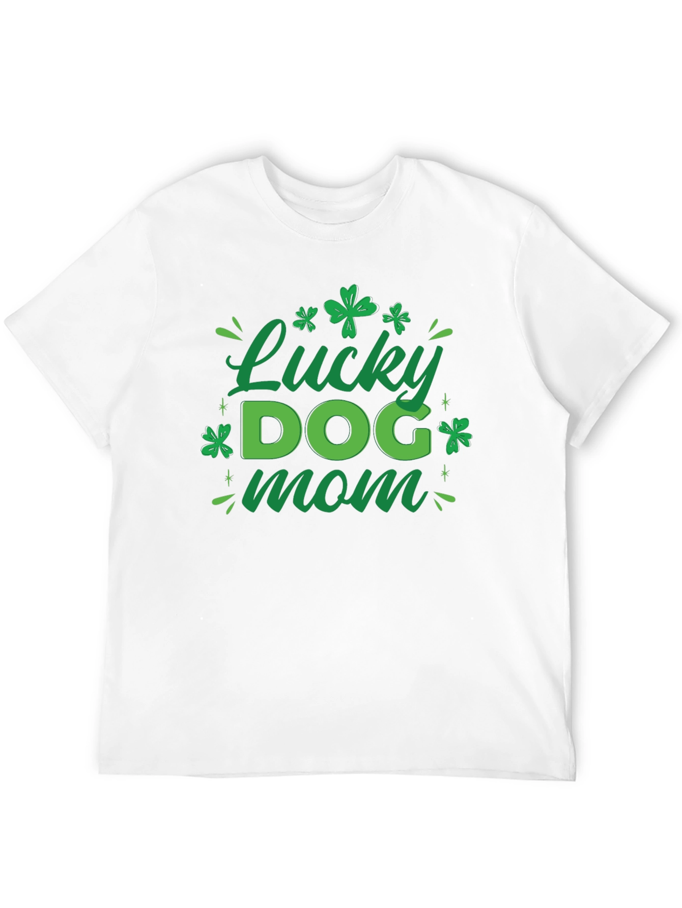 Lucky Dog Mom T-Shirt - St. Patricks Day