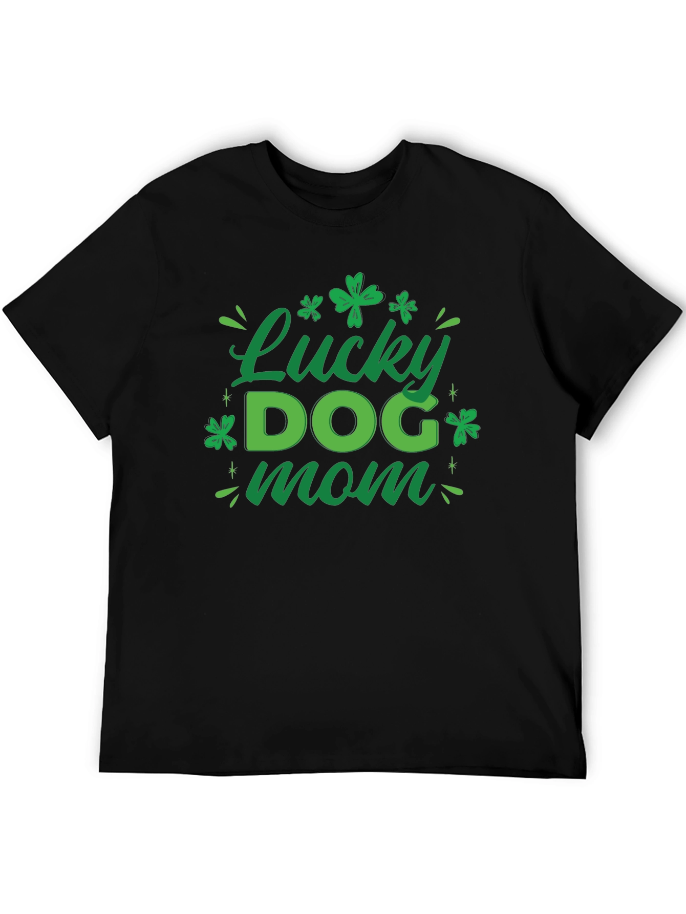 Lucky Dog Mom T-Shirt - St. Patricks Day