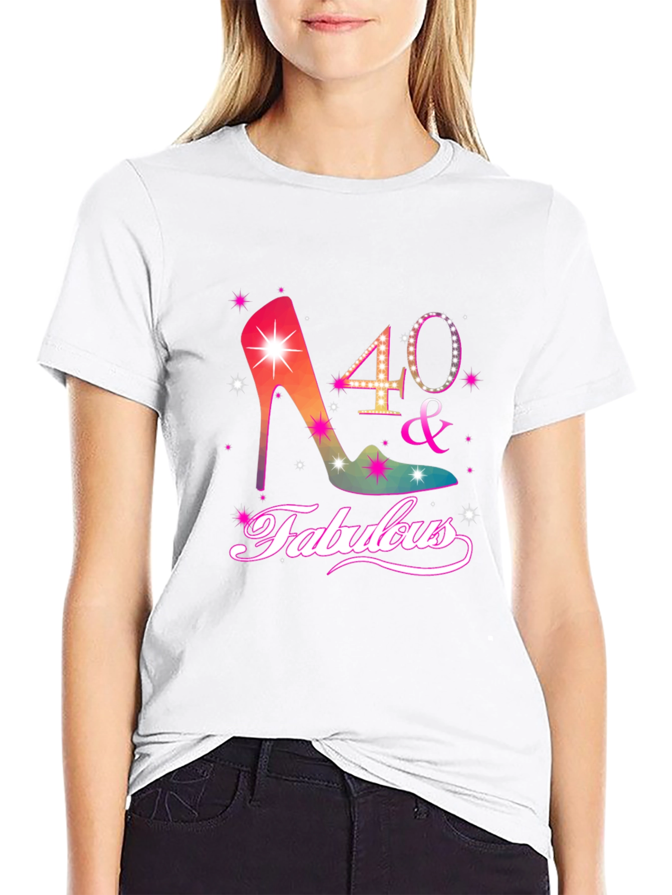 40 & Fabulous Womens Birthday T-Shirt