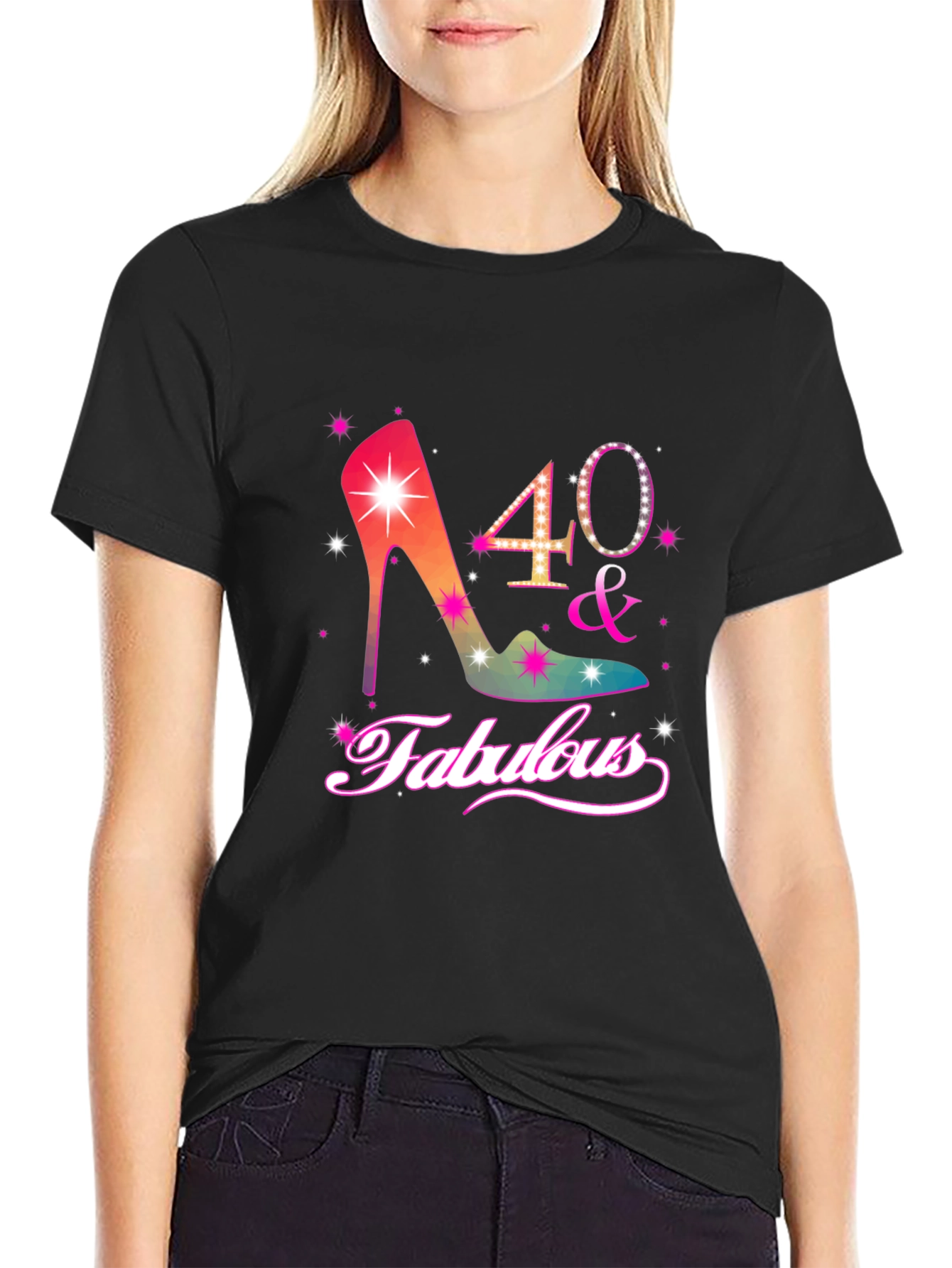 40 & Fabulous Womens Birthday T-Shirt