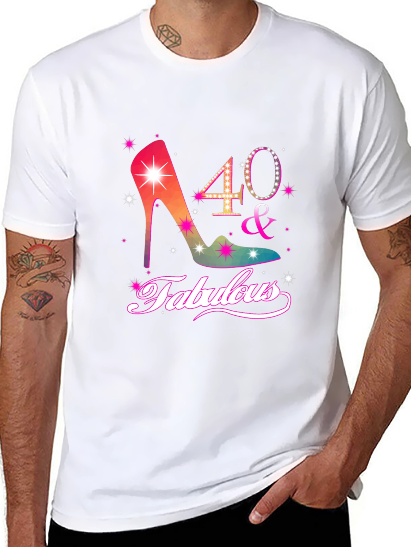 40 & Fabulous Womens Birthday T-Shirt