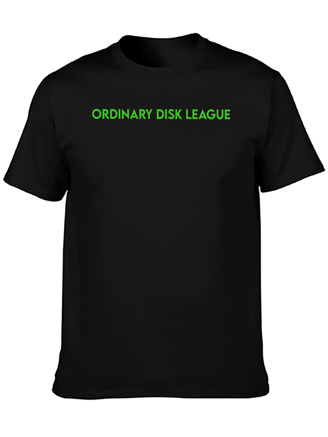 Ordinary Disk League Black T-Shirt